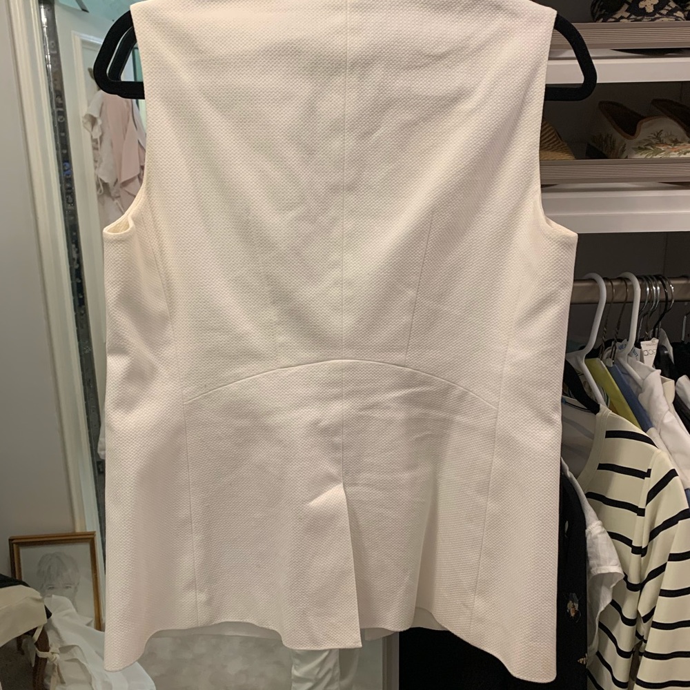 Saks Fifth Ave Cotton Pique Vest